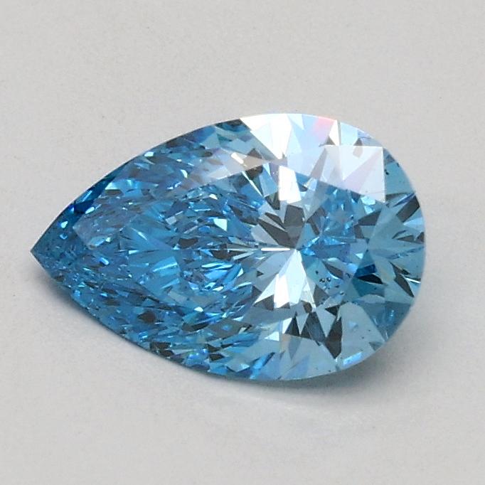 0.50 Ct. Fancy Vivid Blue Pear Lab Grown Diamond