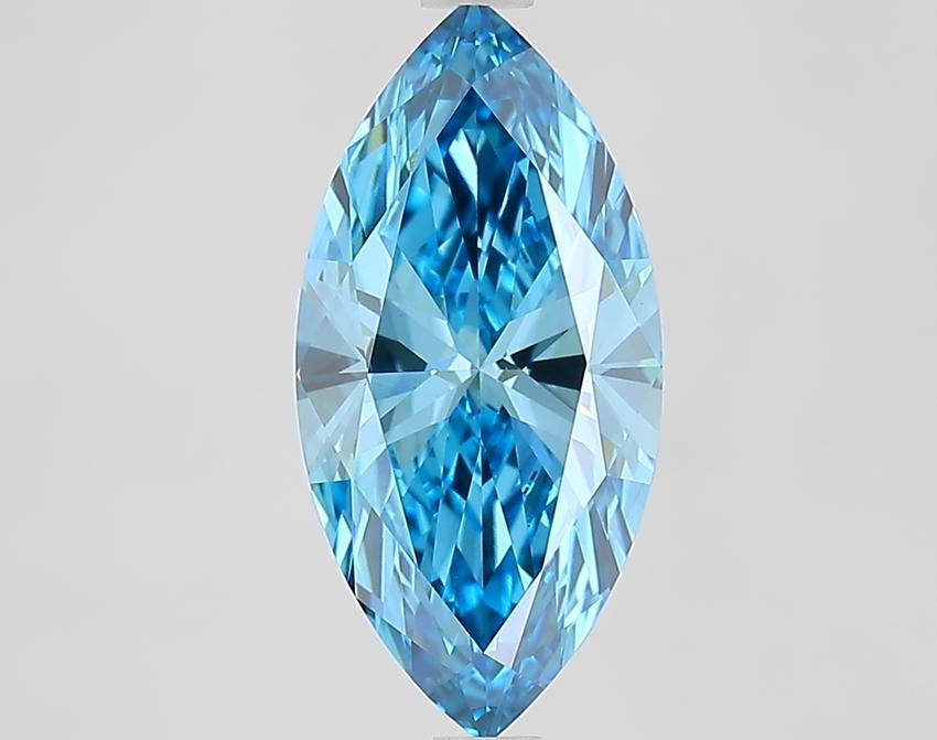 2.52 Ct. Fancy Blue Marquise Lab Grown Diamond