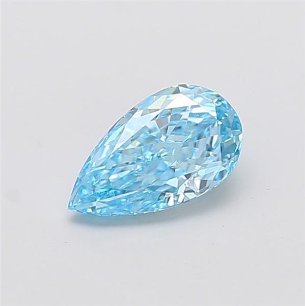 1.38 Ct. Fancy Vivid Blue Pear Lab Grown Diamond