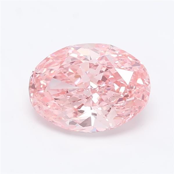 1.27 Ct. Fancy Vivid Pink Oval Lab Grown Diamond