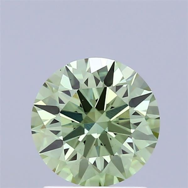 1.52 Ct. Fancy Vivid Green Round Lab Grown Diamond