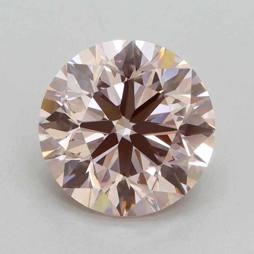 3.59 Ct. Fancy Intense Pink Round Lab Grown Diamond
