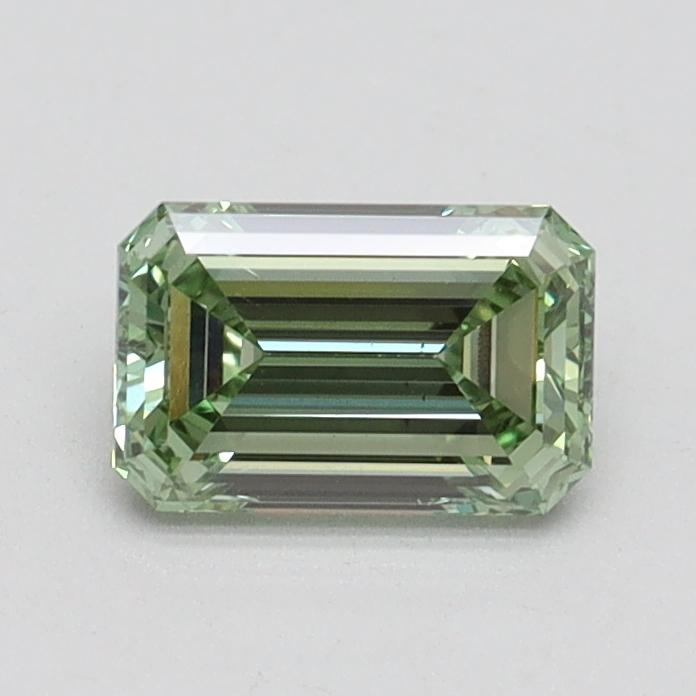 0.73 Ct. Fancy Intense Green Emerald Lab Grown Diamond
