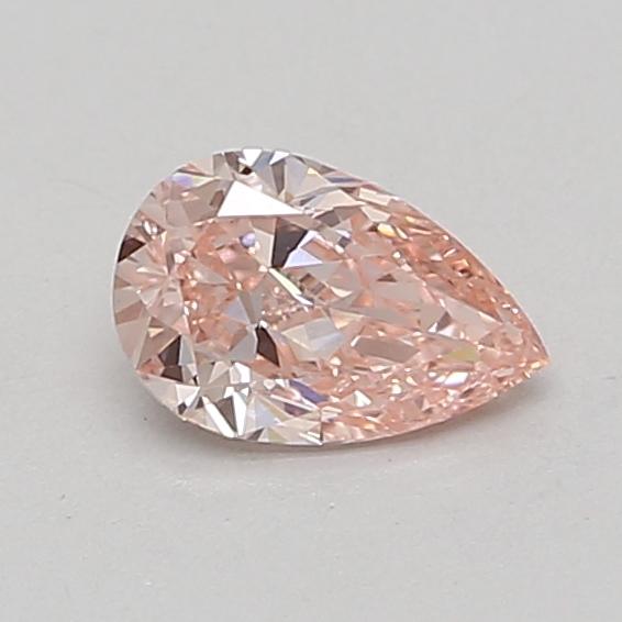 0.71 Ct. Fancy Intense Pink Pear Lab Grown Diamond
