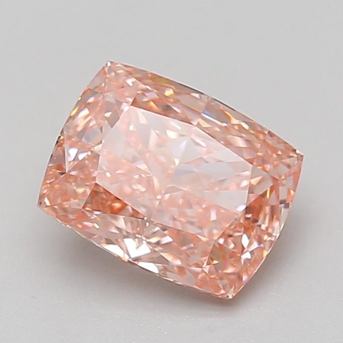 2.09 Ct. Fancy Vivid Pink Cushion Lab Grown Diamond