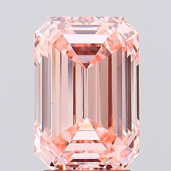 3.00 Ct. Fancy Vivid Pink Emerald Lab Grown Diamond