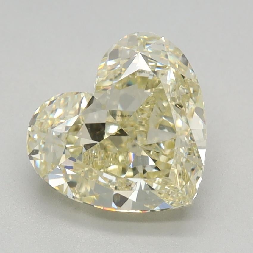 1.73 Ct. Fancy Light Yellow Heart Lab Grown Diamond