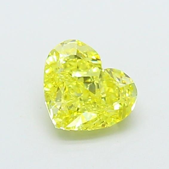 1.09 Ct. Fancy Fancy Yellow Heart Lab Grown Diamond