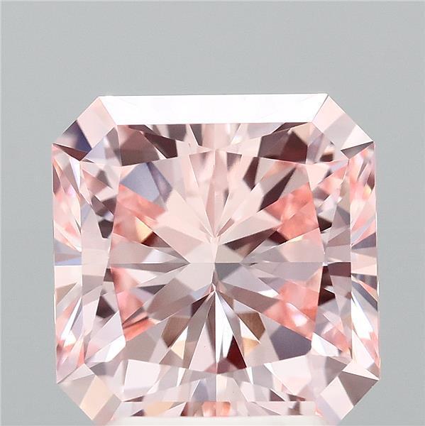 2.80 Ct. Fancy Vivid Pink Radiant Lab Grown Diamond