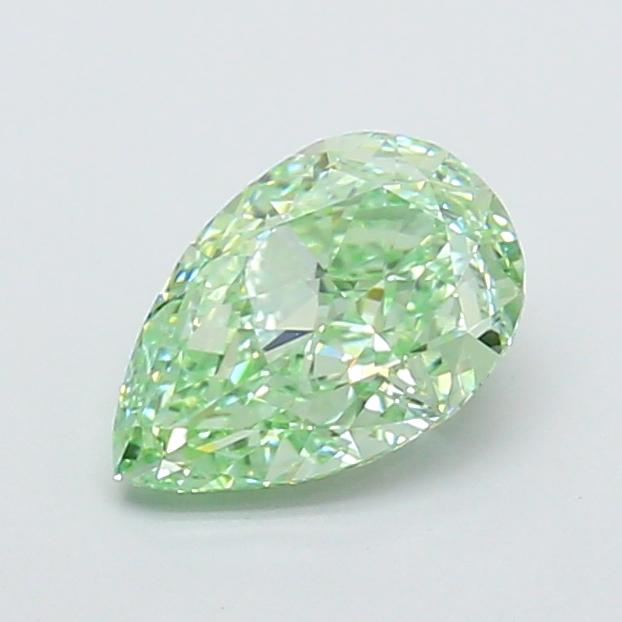 1.67 Ct. Fancy Intense Green Pear Lab Grown Diamond