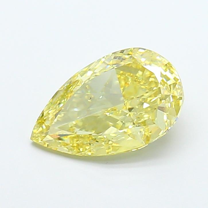 3.40 Ct. Fancy Yellow Pear Lab Grown Diamond