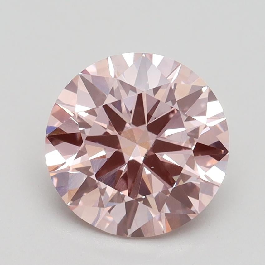 2.04 Ct. Fancy Light Pink Round Lab Grown Diamond