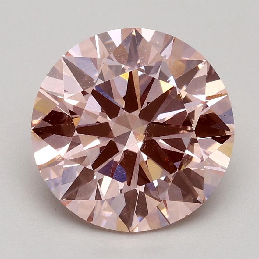 2.03 Ct. Fancy Pink Round Lab Grown Diamond