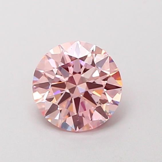 0.70 Ct. Fancy Pink Round Lab Grown Diamond