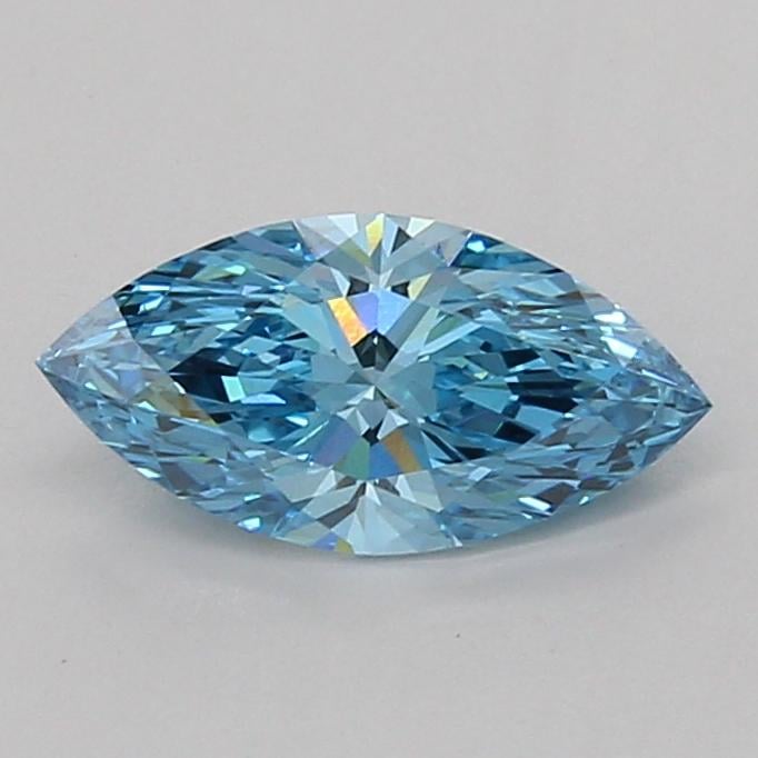1.06 Ct. Fancy Vivid Blue Marquise Lab Grown Diamond