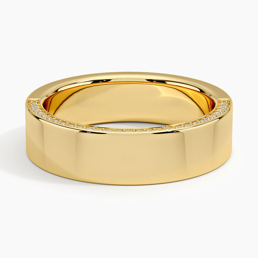 Steel bracelet - U-links in gold and silver coloured hue, 6 mm
