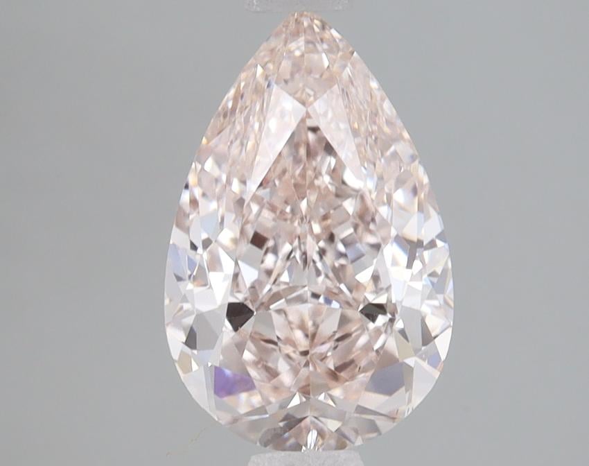 2.07 Ct. Light Brownish Pink Pear Lab Grown Diamond