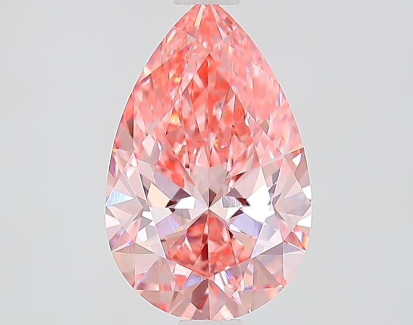1.51 Ct. Fancy Vivid Pink Pear Lab Grown Diamond