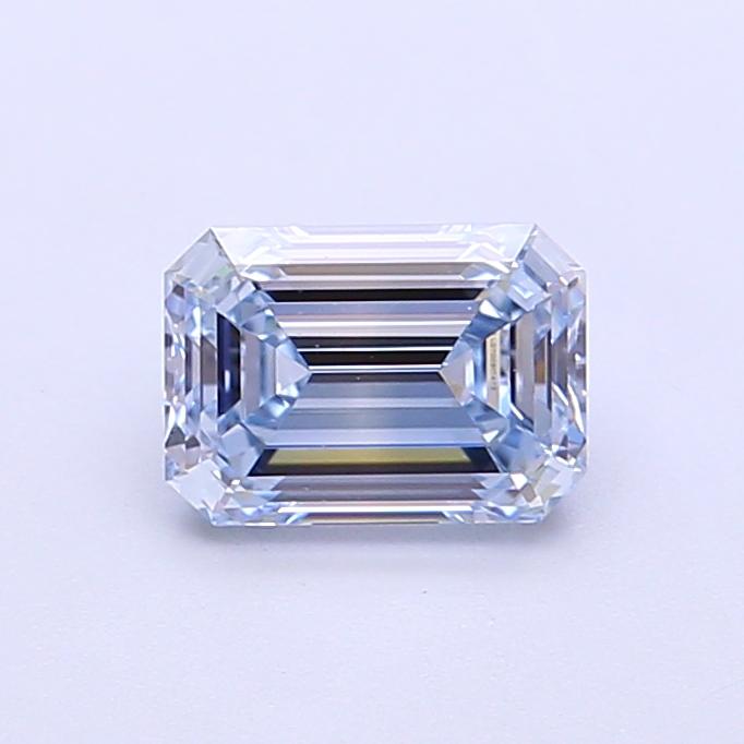 1.03 Ct. Fancy Intense Blue Emerald Lab Grown Diamond