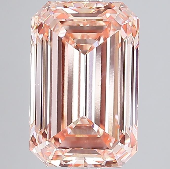 3.52 Ct. Fancy Intense Pink Emerald Lab Grown Diamond