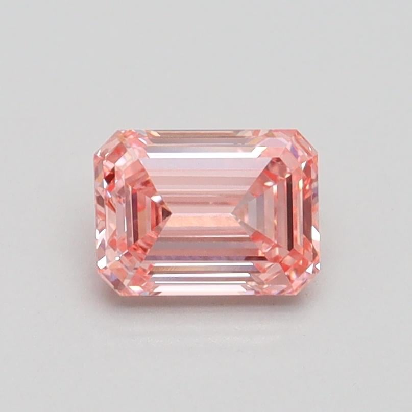 0.74 Ct. Fancy Intense Pink Emerald Lab Grown Diamond