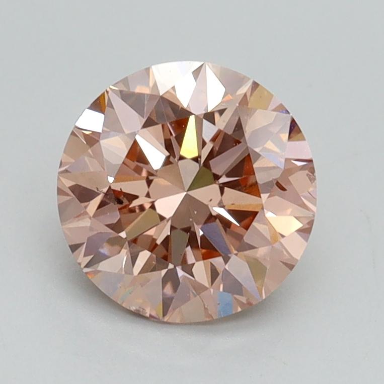 1.30 Ct. Fancy Intense Pink Round Lab Grown Diamond