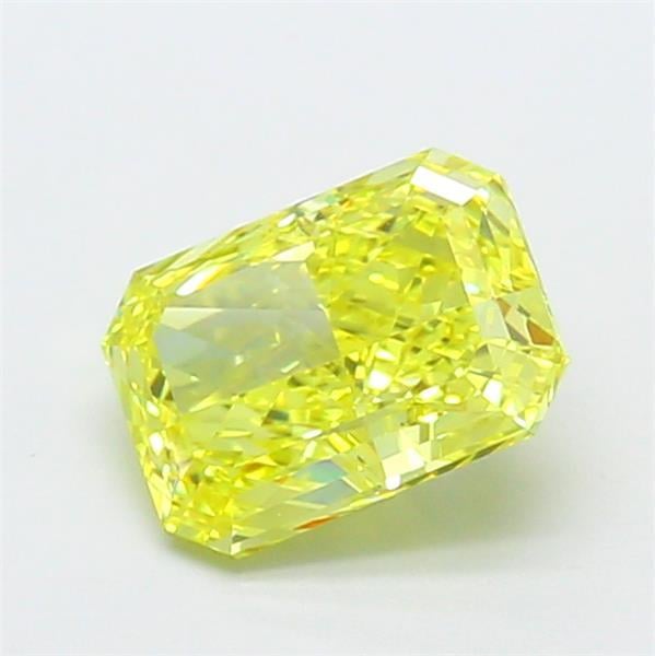 1.51 Ct. Fancy Vivid  Yellow Radiant Lab Grown Diamond