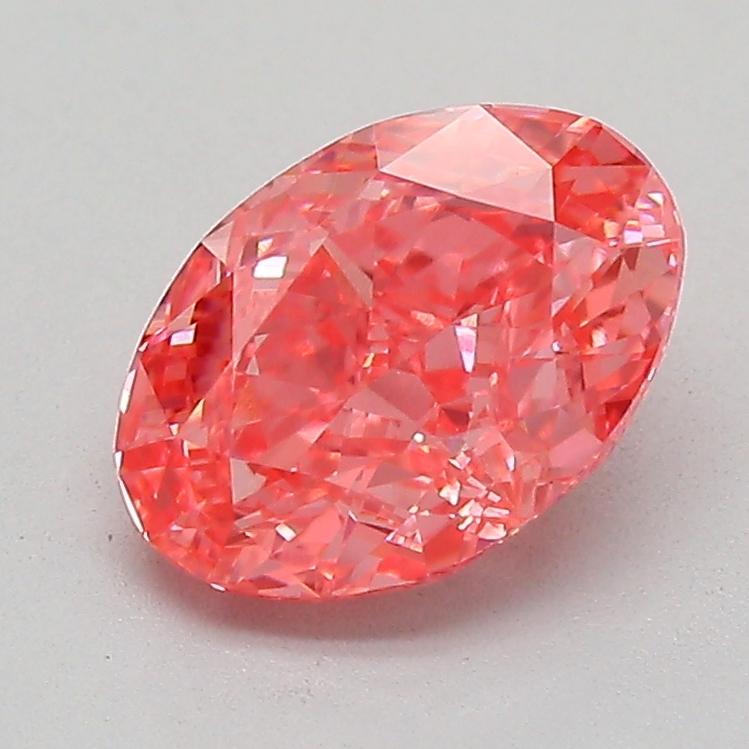 1.20 Ct. Fancy Vivid  Pink Oval Lab Grown Diamond