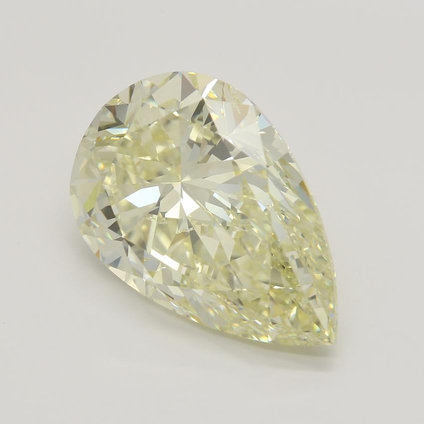 8.08 Ct. Fancy Light Yellow Pear Diamond