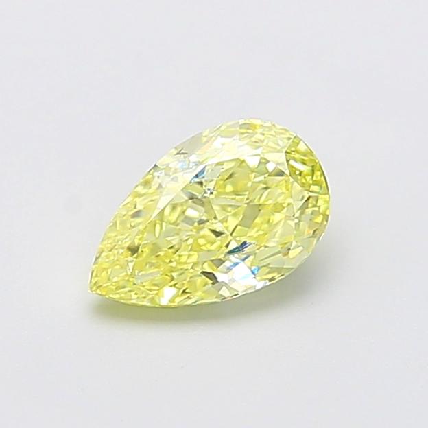 1.01 Ct. Fancy Intense Yellow Pear Lab Grown Diamond