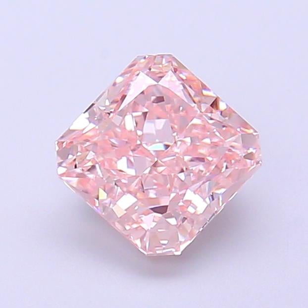 1.47 Ct. Fancy Intense  Pink Radiant Lab Grown Diamond