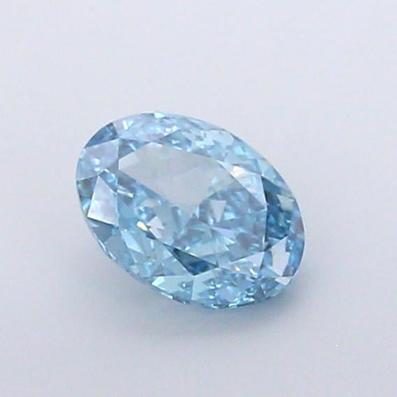 1.68 Ct. Fancy Vivid Blue Oval Lab Grown Diamond