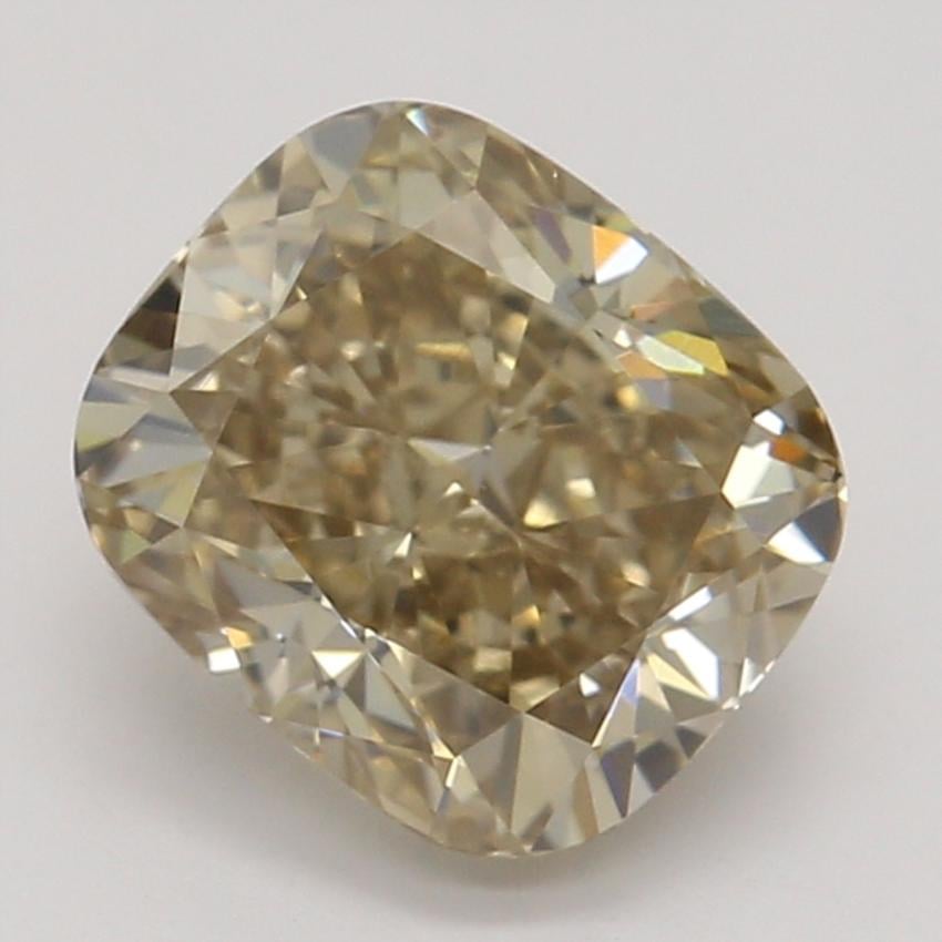 1.00 Ct. Fancy Dark Yellowish Brown Cushion Diamond