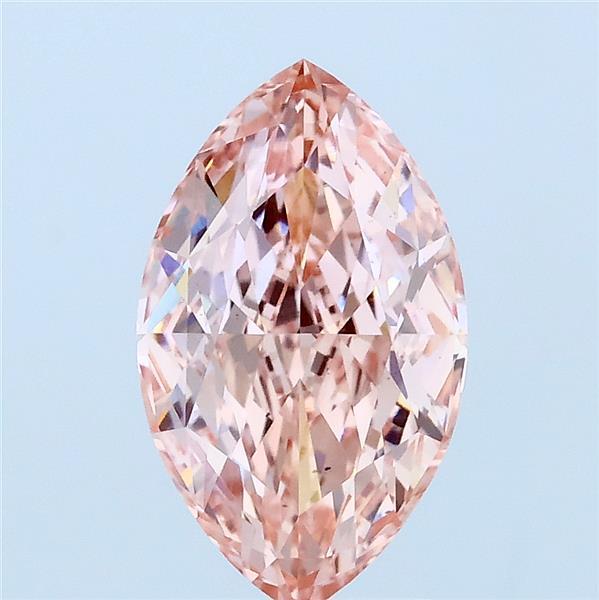 2.03 Ct. Fancy Vivid Pink Marquise Lab Grown Diamond