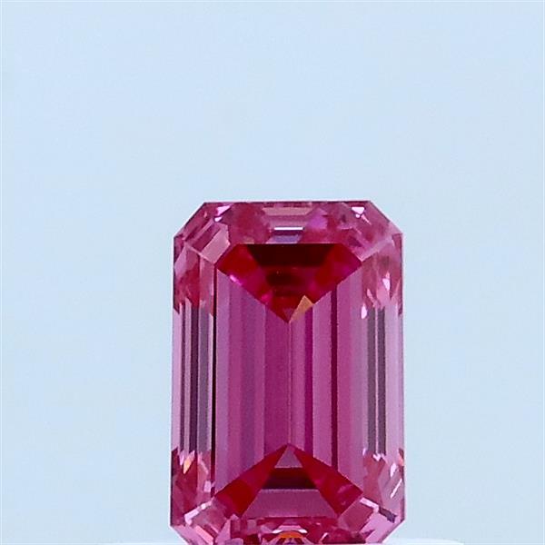 0.52 Ct. Fancy Vivid Pink Emerald Lab Grown Diamond