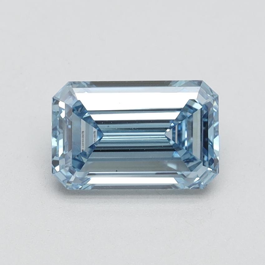 1.18 Ct. Fancy Intense Blue Emerald Lab Grown Diamond