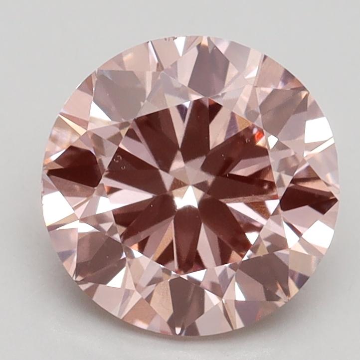 2.00 Ct. Fancy Intense Pink Round Lab Grown Diamond