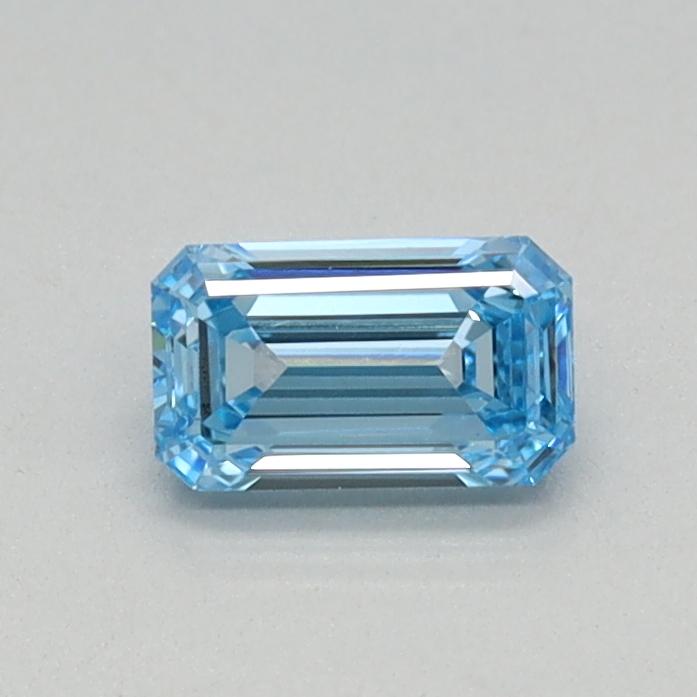 0.31 Ct. Fancy Intense Blue Emerald Lab Grown Diamond
