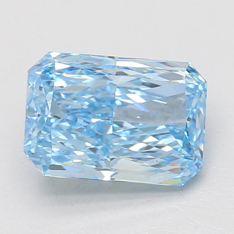 3.09 Ct. Fancy Vivid Blue Radiant Lab Grown Diamond