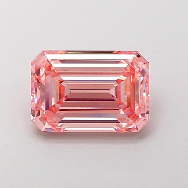 2.11 Ct. Fancy Vivid  Pink Emerald Lab Grown Diamond