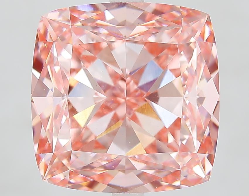 11.10 Ct. Fancy Vivid Pink Cushion Lab Grown Diamond