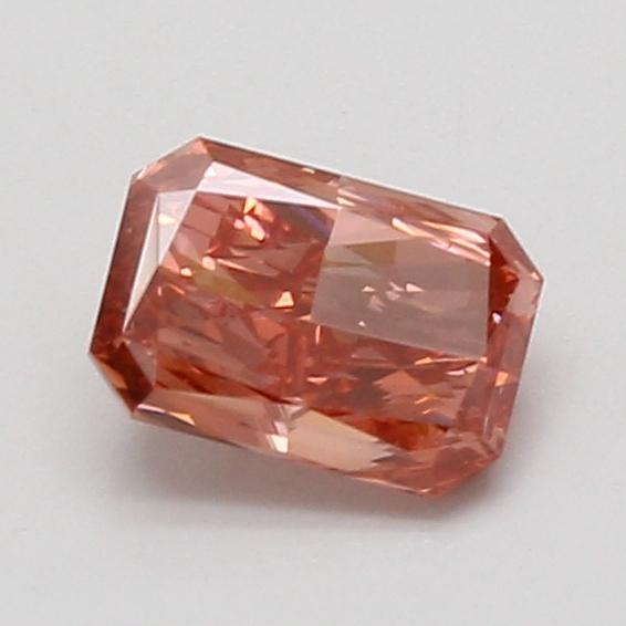 0.90 Ct. Fancy Vivid Pink Radiant Lab Grown Diamond