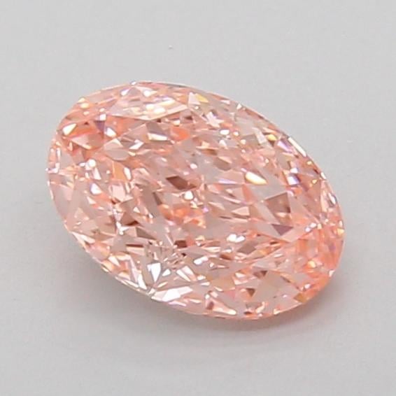 1.06 Ct. Fancy Vivid Pink Oval Lab Grown Diamond
