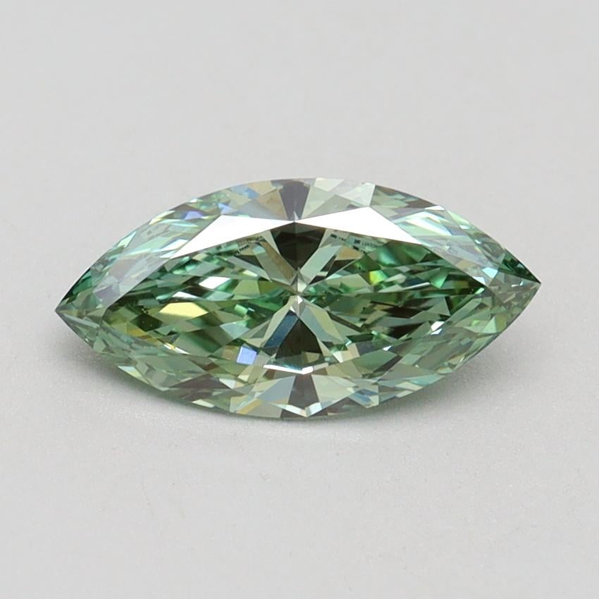 1.01 Ct. Fancy Vivid Pacific Green Marquise Lab Grown Diamond