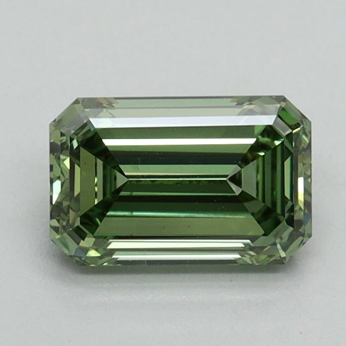 1.00 Ct. Fancy Vivid Green Emerald Lab Grown Diamond