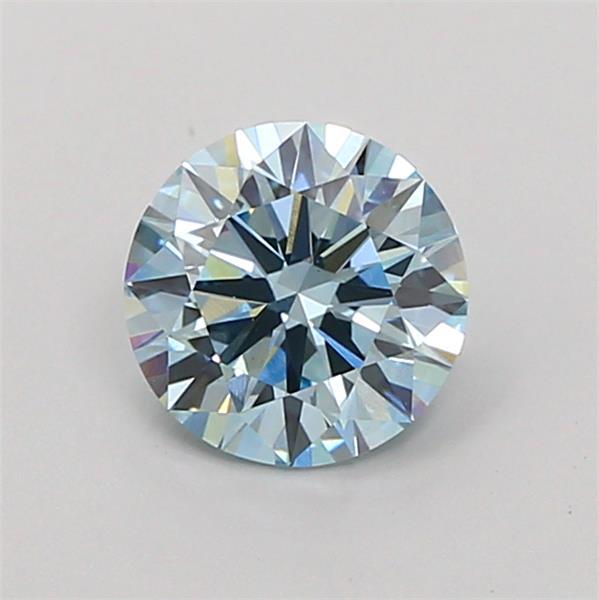 1.06 Ct. Fancy Vivid  Blue Round Lab Grown Diamond