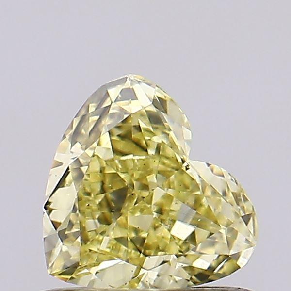 0.52 Ct. Fancy Yellow Heart Lab Grown Diamond
