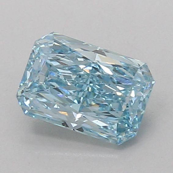 1.08 Ct. Fancy Vivid Blue Radiant Lab Grown Diamond