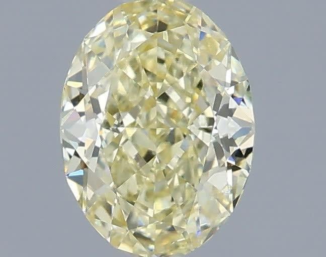 1.04 Ct. Fancy  Yellow Oval Lab Grown Diamond
