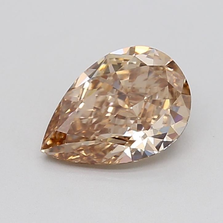2.02 Ct. Fancy Light  Brown Pear Lab Grown Diamond